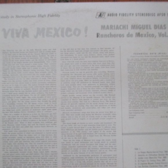 Vintage Vinyl 3 LP Records Music from Mexico Mariachi 1960 1961 1962 - Picture 4 of 4
